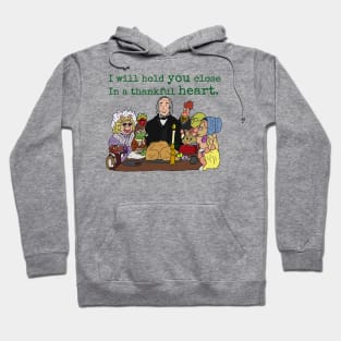 The Muppet Christmas Carol - Thankful Heart, large text Hoodie